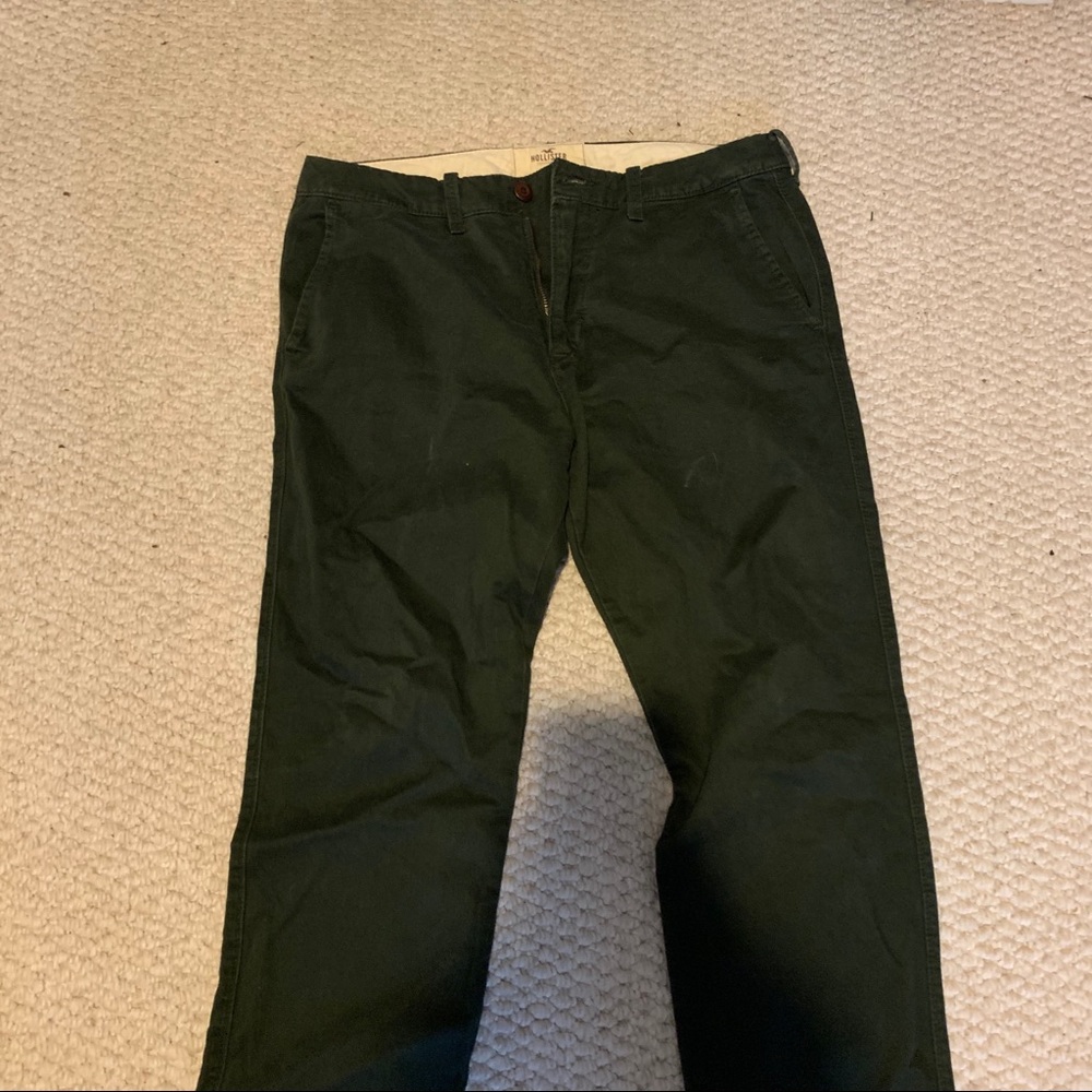 Green Hollister Chinos